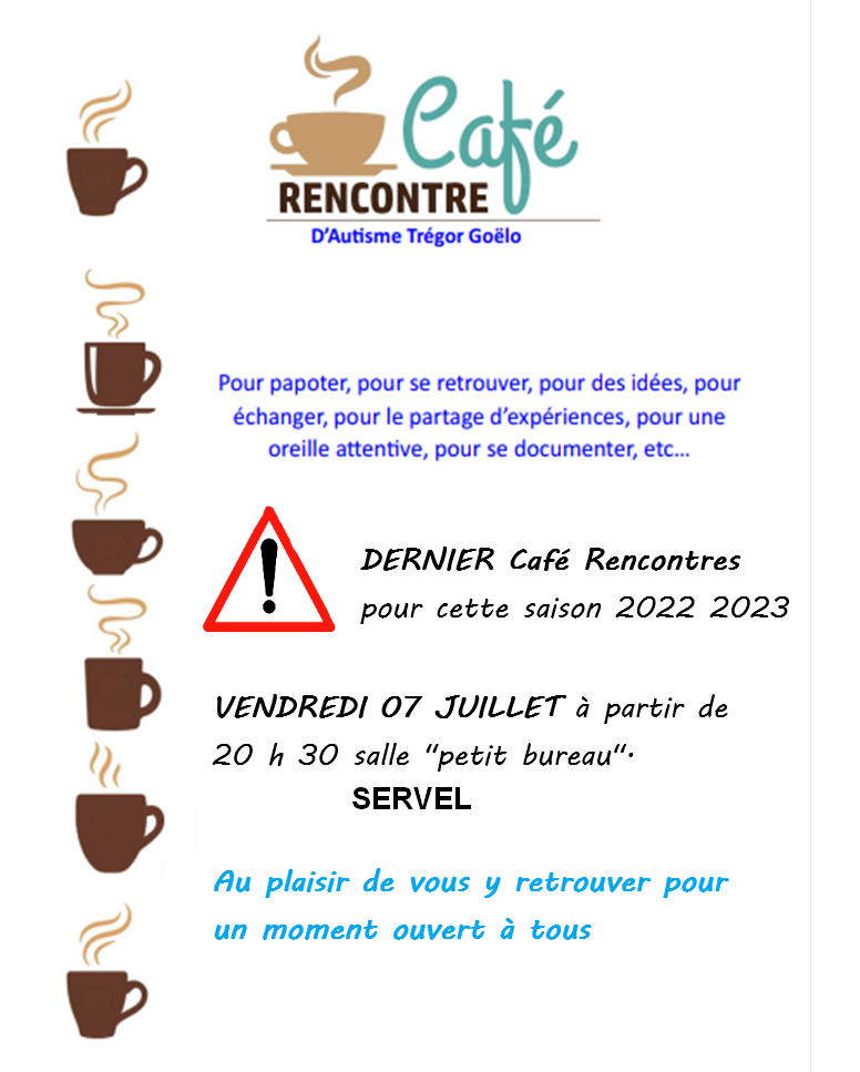 Cafés rencontres juillet 2023